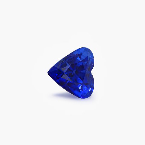 Сапфир, 1,57 ct · Королевский синий · Сердце