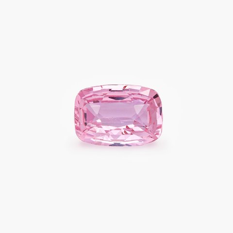 Saphir rose, 1,35 ct · Coussin