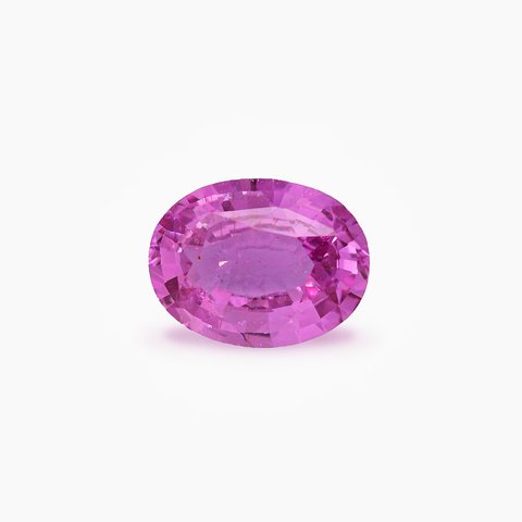 Сапфир, 1,66 ct · Розовый · Овал