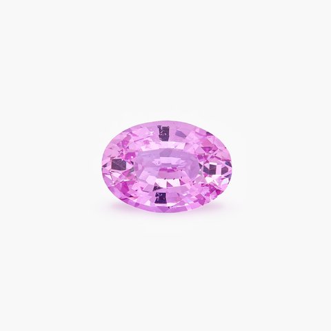 Saphir rose, 1,45 ct · Ovale