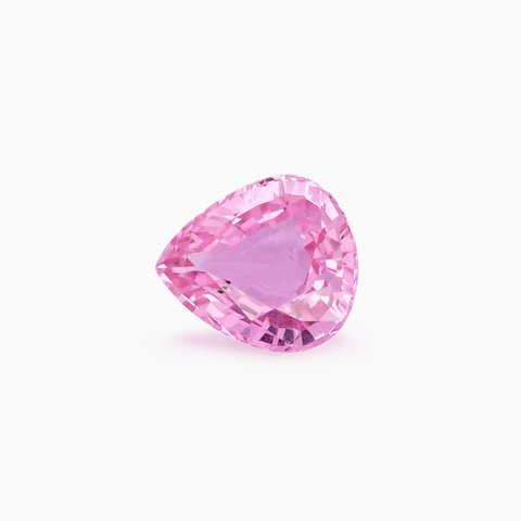 Saphir rose, 1,33 ct · Poire