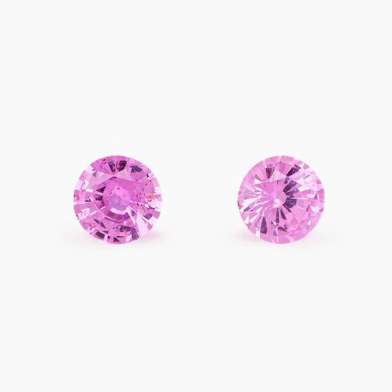 Pink Sapphire Pair - View 1