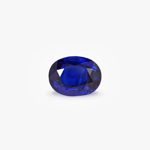 Saphir bleu royal, 1,28 ct · Ovale