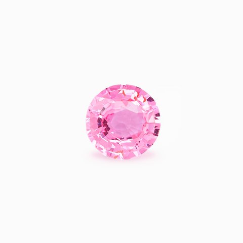 Сапфир, 1,11 ct · Розовый · Круглый