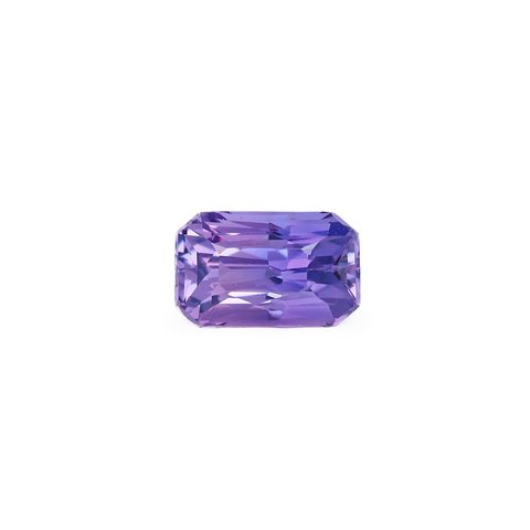 Lilac Purple Sapphire, 1.25 ct · Radiant