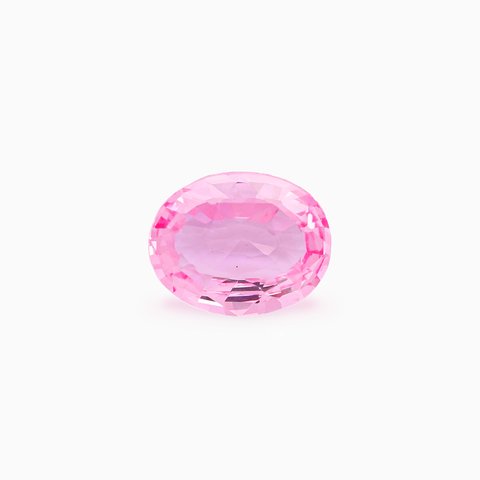 Saphir rose, 1,13 ct · Ovale