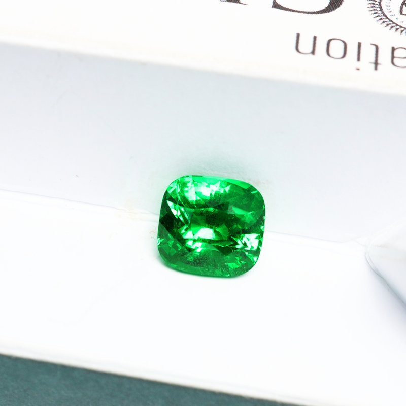 Intense Green Tsavorite Garnet - View 2