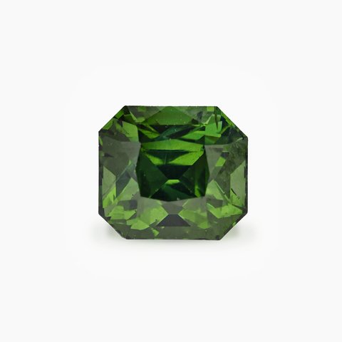 Zircon vert, 4,24 ct · Octagonal Mixed Cut