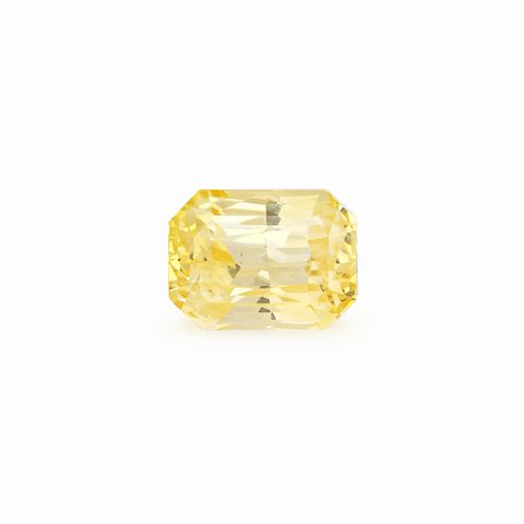 Сапфир, 2,07 ct · Желтый · Радиант
