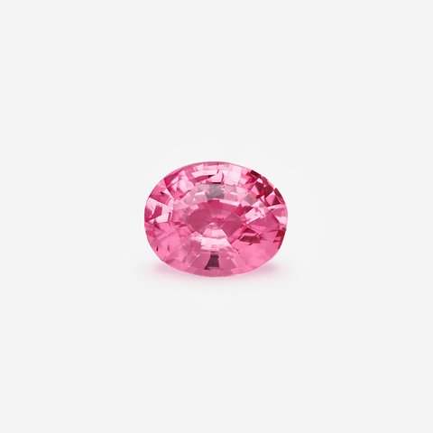 蓝宝石, 1.01 ct · 粉色 · 椭圆形