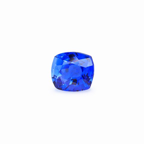 Сапфир, 1,13 ct · Насыщенный синий · Подушка