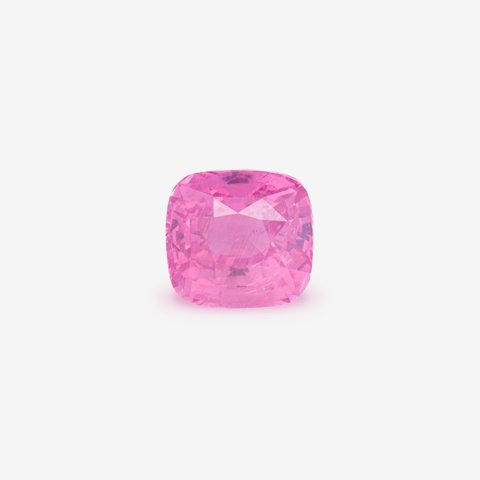 Mahenge Vivid Pink Spinel, 5.05 ct · Cushion