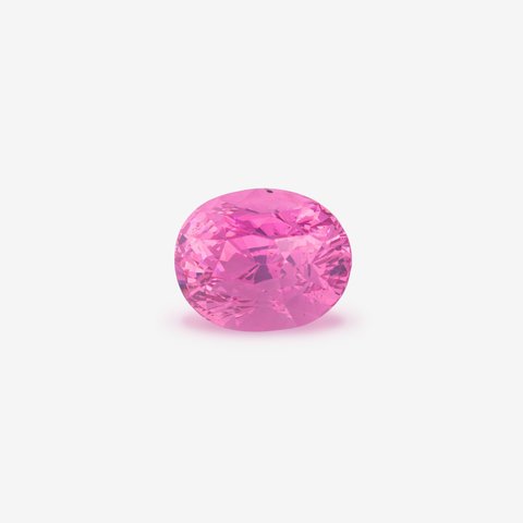 Шпинель, 4,03 ct · Насыщенный розовый · Овал