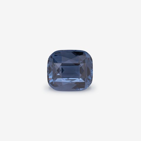 Шпинель, 4,12 ct · Синий · Подушка