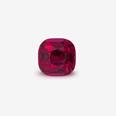 Rhodolite Garnet, 14.05 ct · Cushion
