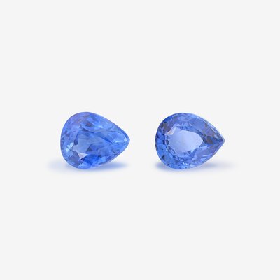 Blue Sapphire Pair