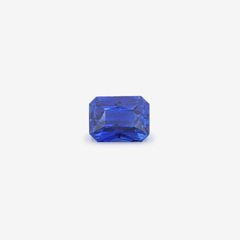 Сапфир, 1,2 ct · Королевский синий · Радиант