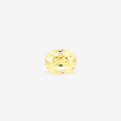 Saphir jaune, 1,56 ct · Ovale