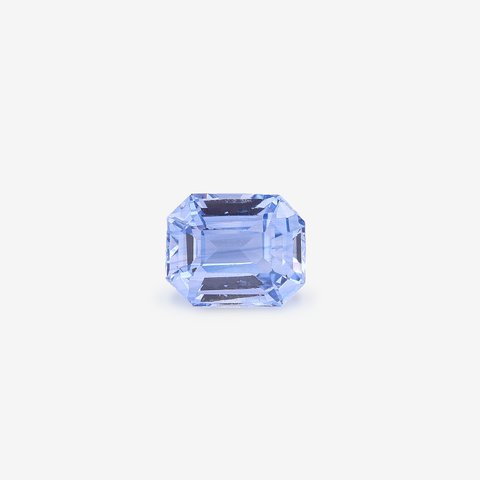 ياقوت أزرق, 1.62 ct · أزرق · زمردي (ثماني)