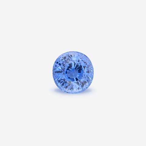 ياقوت أزرق, 3.04 ct · أزرق · دائري