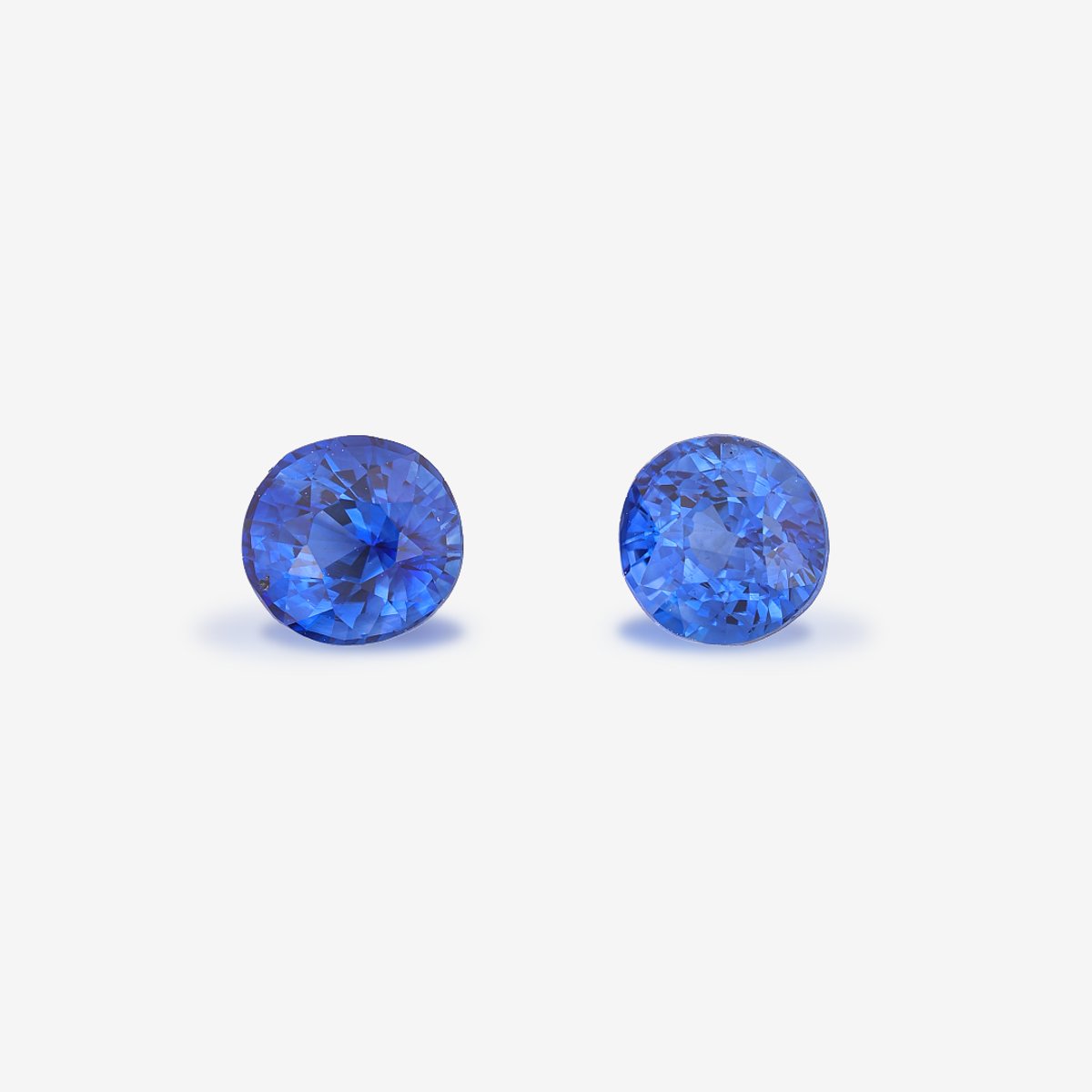 Vivid Blue Sapphire Pair