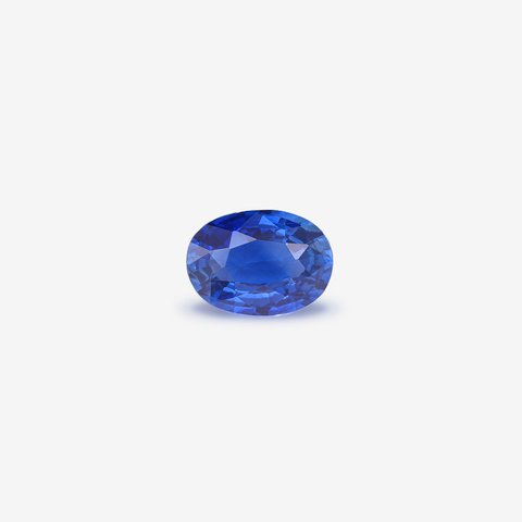 蓝宝石, 1.07 ct · 鲜蓝色 · 椭圆形