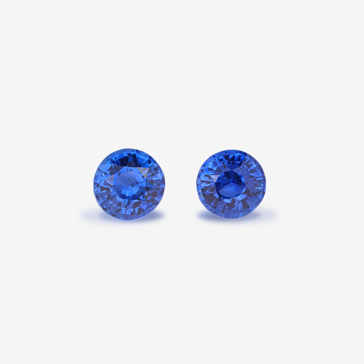 Vivid Blue Sapphire Pair