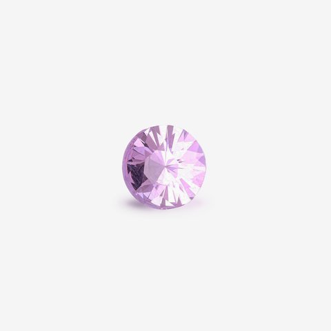 蓝宝石, 0.77 ct · 粉色 · 圆形
