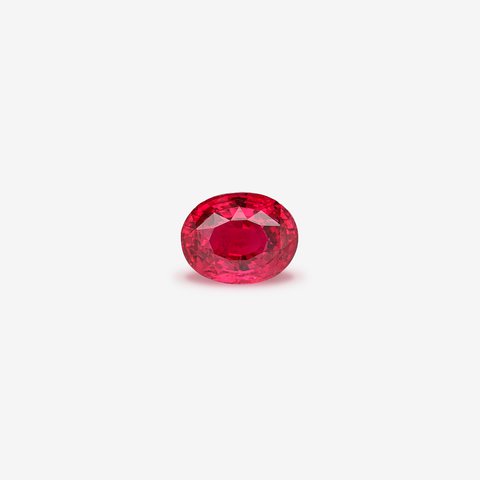 ياقوت أحمر, 1.03 ct · أحمر · بيضاوي