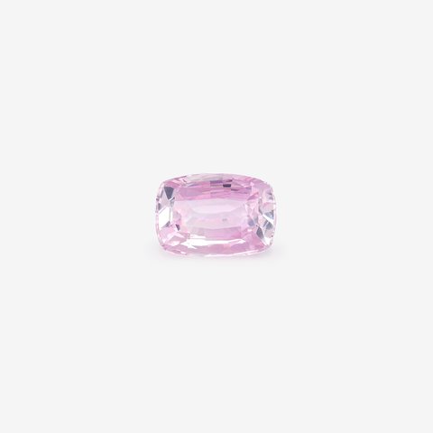 Saphir peach, 1,24 ct · Coussin