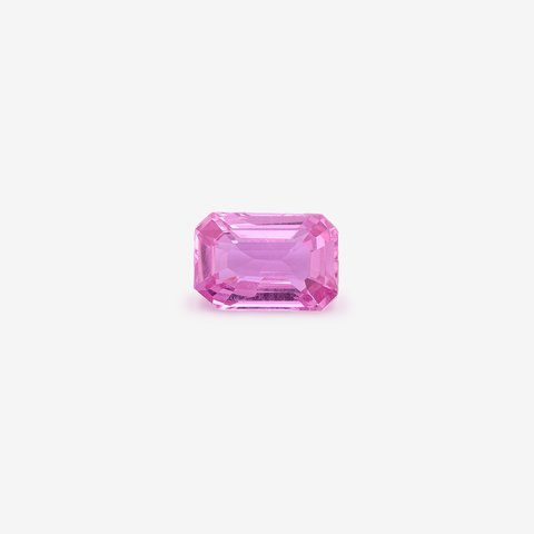 蓝宝石, 1.01 ct · 粉色 · 祖母绿形（八边形）