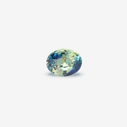 ياقوت أزرق, 1.66 ct · Blue Mix · بيضاوي