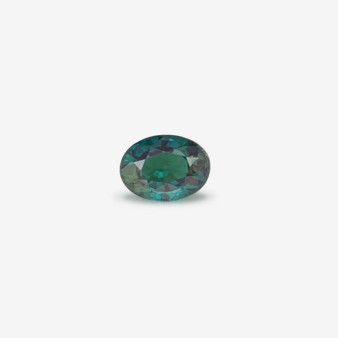 Teal Sapphire, 1.28 ct · Oval
