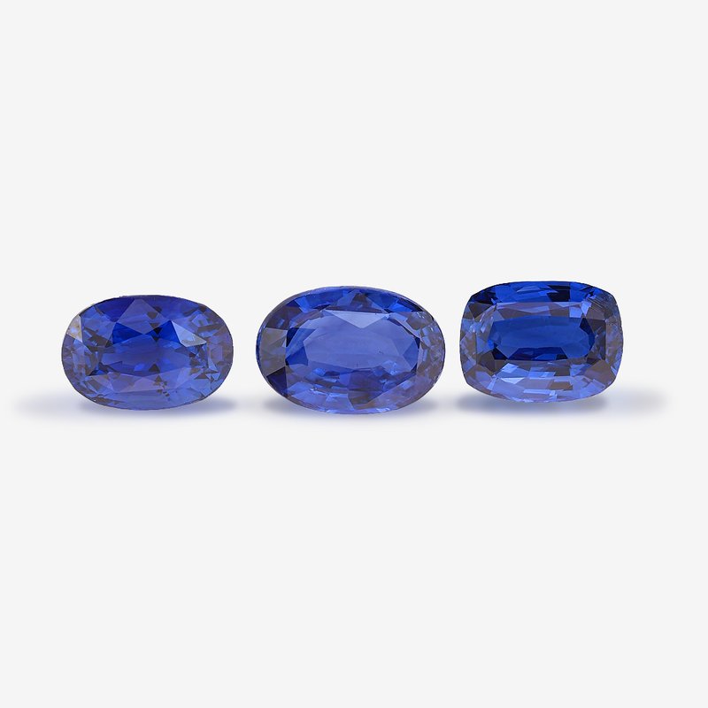 Royal Blue Sapphire Lot - View 1