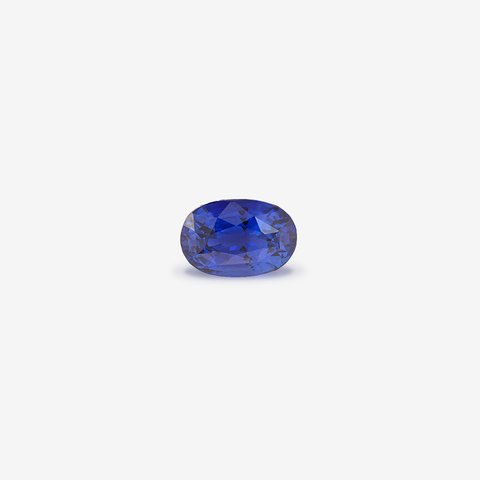 Сапфир, 1,1 ct · Королевский синий · Овал
