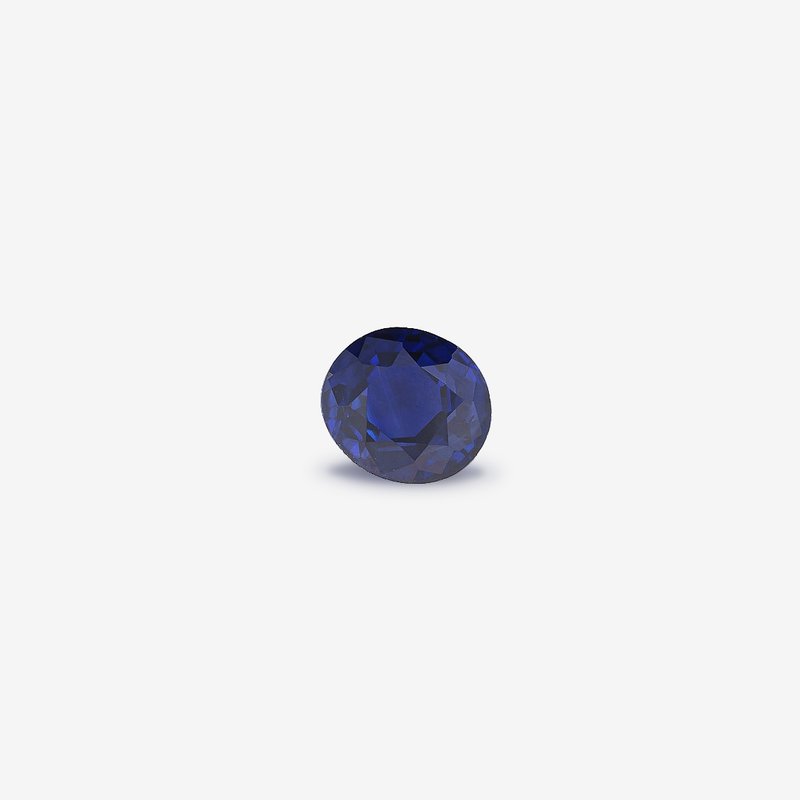 Deep Royal Blue Sapphire - View 1