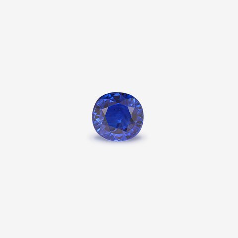 ياقوت أزرق, 1.25 ct · أزرق ملكي · وسادة