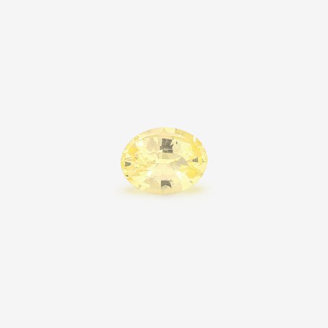 蓝宝石, 1.23 ct · 黄色 · 椭圆形