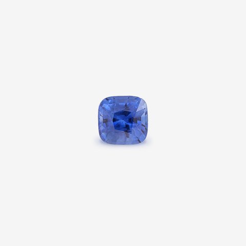 Saphir bleu vif, 1,12 ct · Coussin