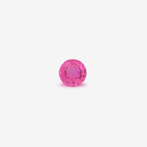 Сапфир, 0,66 ct · Розовый · Круглый
