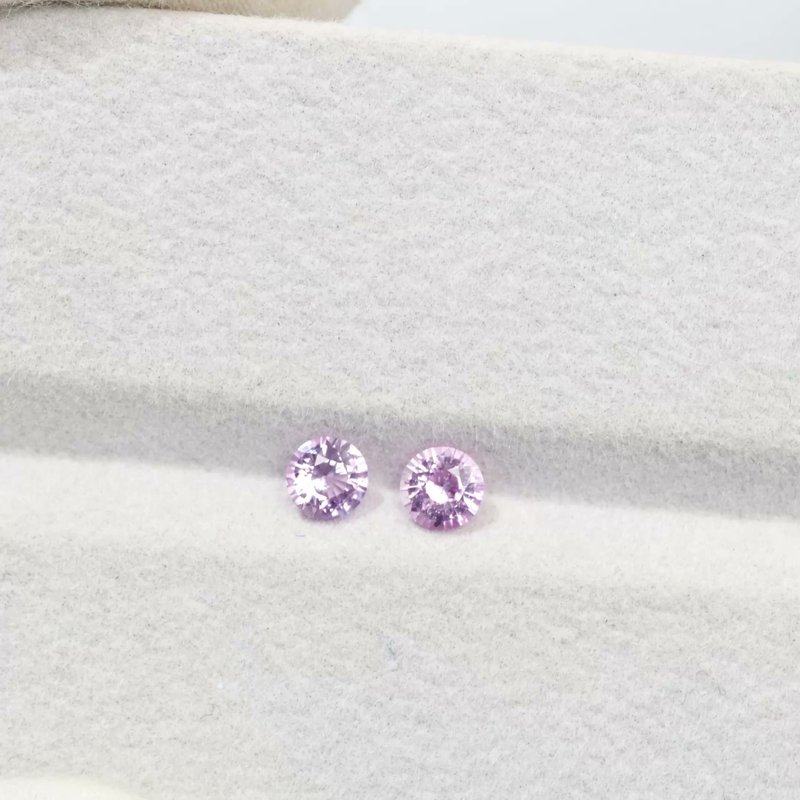 Peach Sapphire Pair - View 2