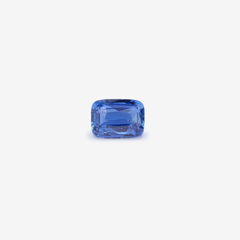 Saphir bleu vif, 1,08 ct · Coussin
