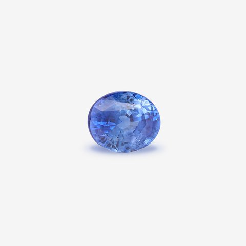 Сапфир, 2,6 ct · Насыщенный синий · Овал