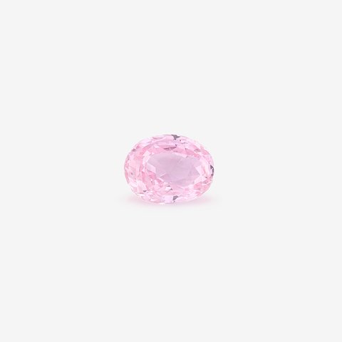 Saphir peach, 1,71 ct · Ovale